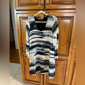 Striped Long Sleeve Dress